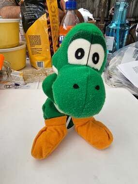 Vintage 1997 Nintendo 64 Yoshi Bean Bag Plush BD&A
